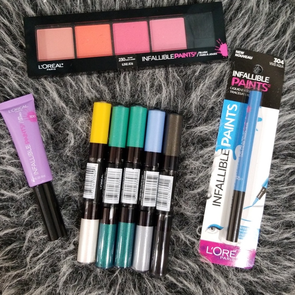 NEW L'oreal Infallible Paints Lot Unopened